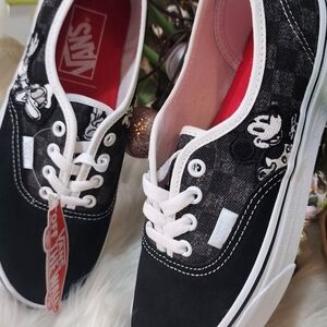 Vans X Disney Authentic 100 Year Og Family  Mickey Mouse women Shoes New